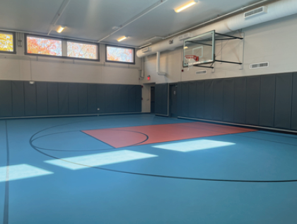 LiUNA indoor basketball court