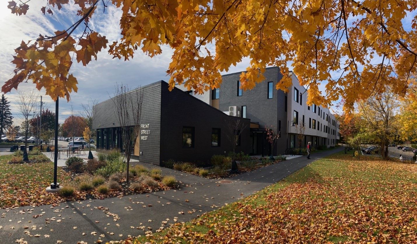 Front Street West in the Fall Front Street West in the Fall